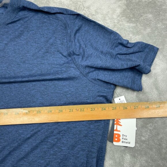 Bass Outdoor Blue Moisture-Wicking Dry Flex Shield T-Shirt XXL NWT 6301 - Picture 8 of 9